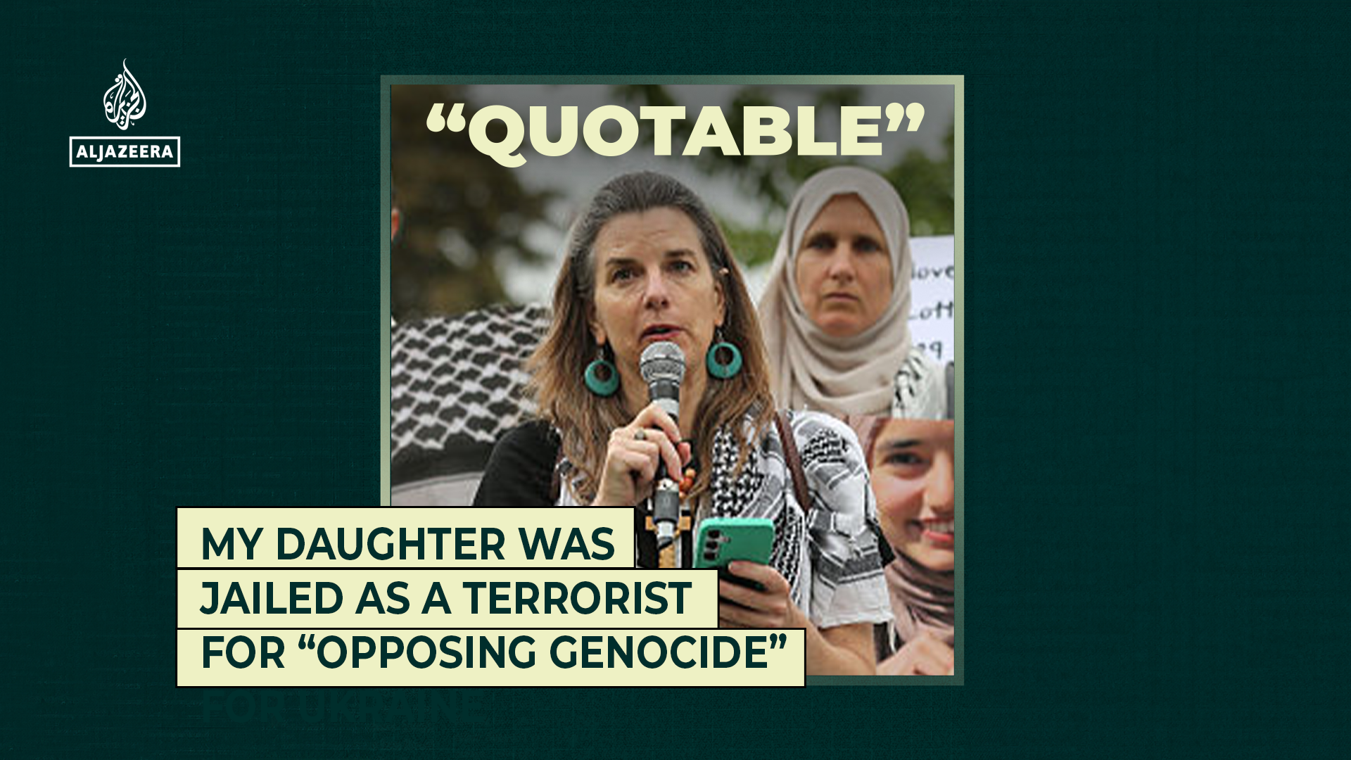 My daughter was jailed as a terrorist for “opposing genocide”