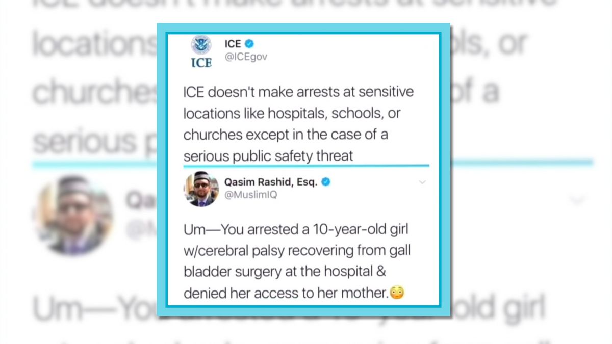 The truth behind claim ICE detained 10-year-old with cerebral palsy at hospital