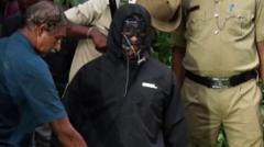 Man who alleged hundreds were raped and buried in Indian temple town arrested