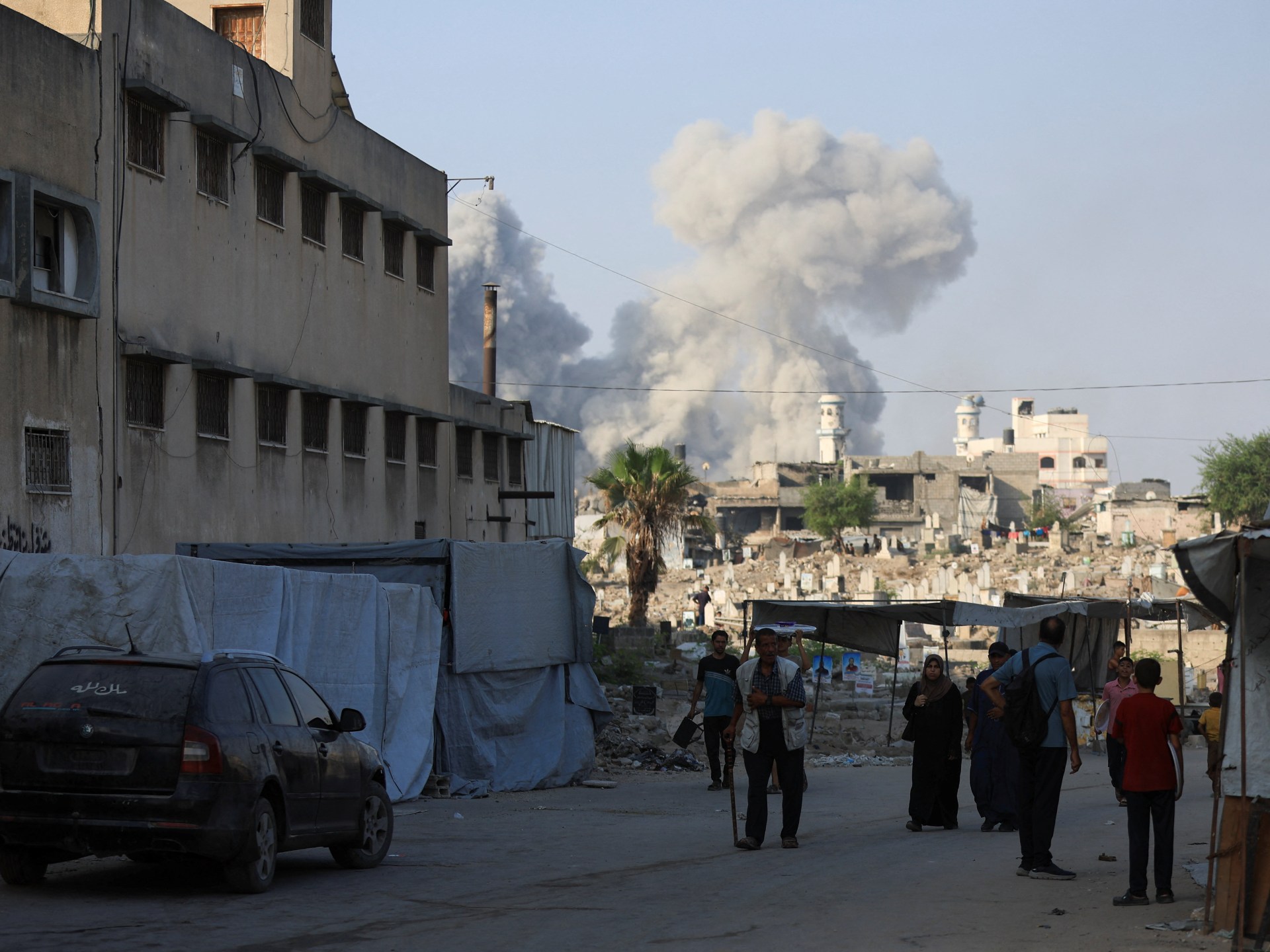 Israeli attacks kill 63 across Gaza as troops push deeper into Gaza City