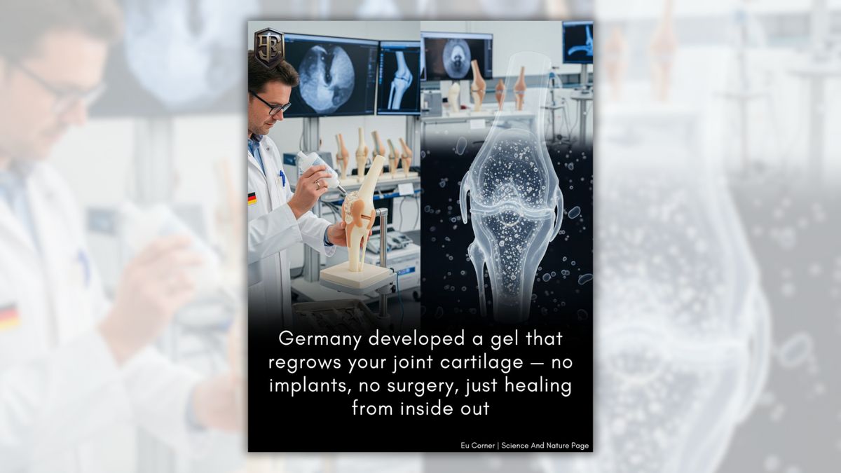 Posts about German gel to help heal damaged joint cartilage greatly exaggerate facts