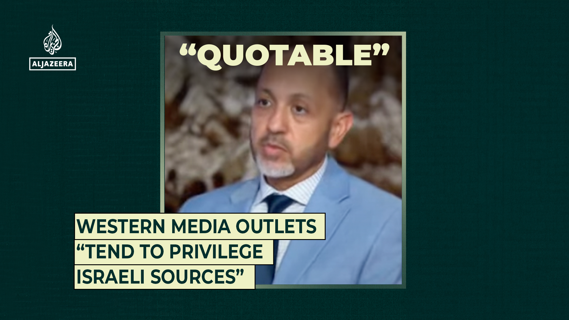 Western media outlets “tend to privilege Israeli sources”