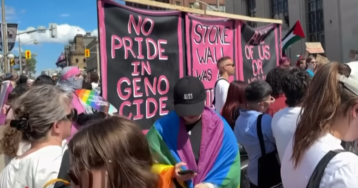 “Queers for Palestine” protestors shut down Ottawa Pride parade & get it canceled
