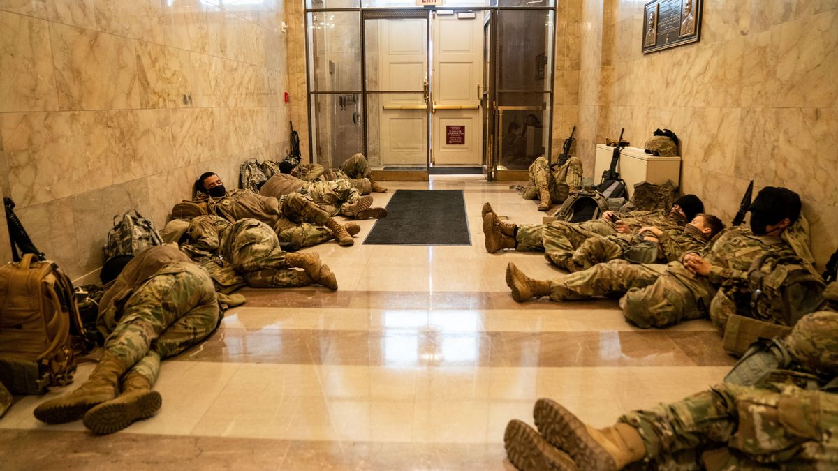 Did National Guard members refuse Chicago deployment due to bone spurs?