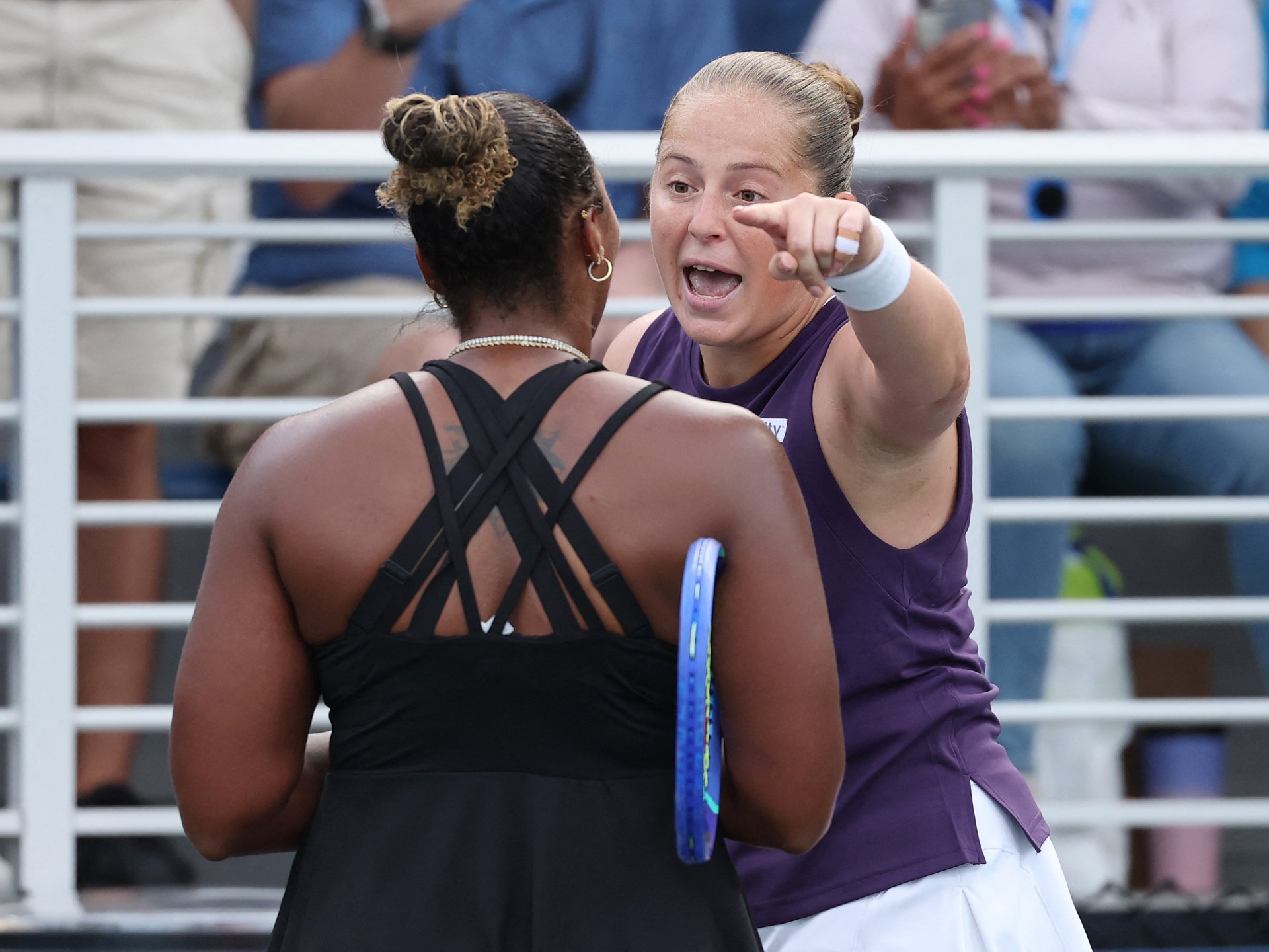 Furious Ostapenka lashes out at Townsend on court after US Open loss