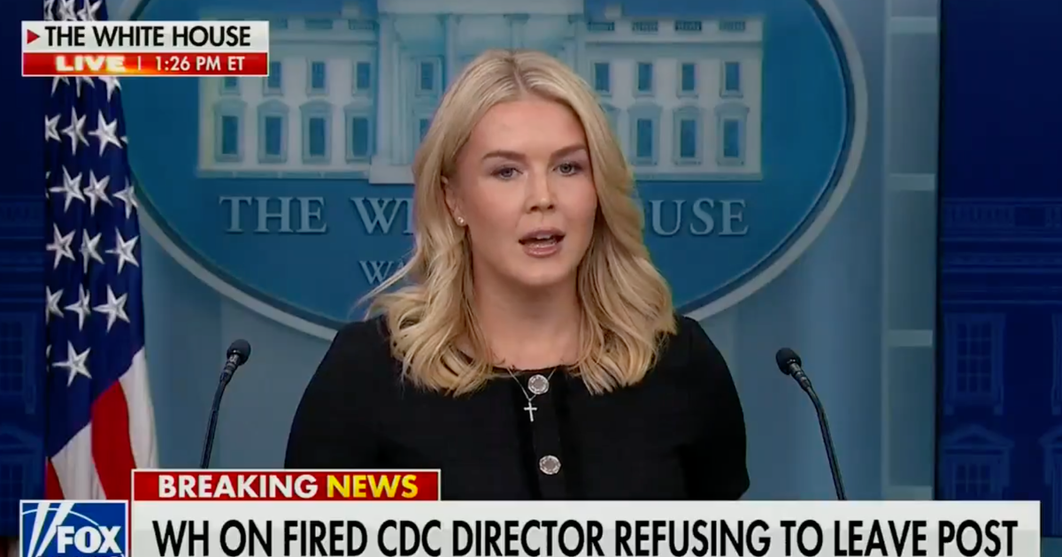 Karoline Leavitt mocks CDC expert for saying “pregnant people” to distract from his dire warning