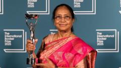India’s International Booker winner at the centre of a political row