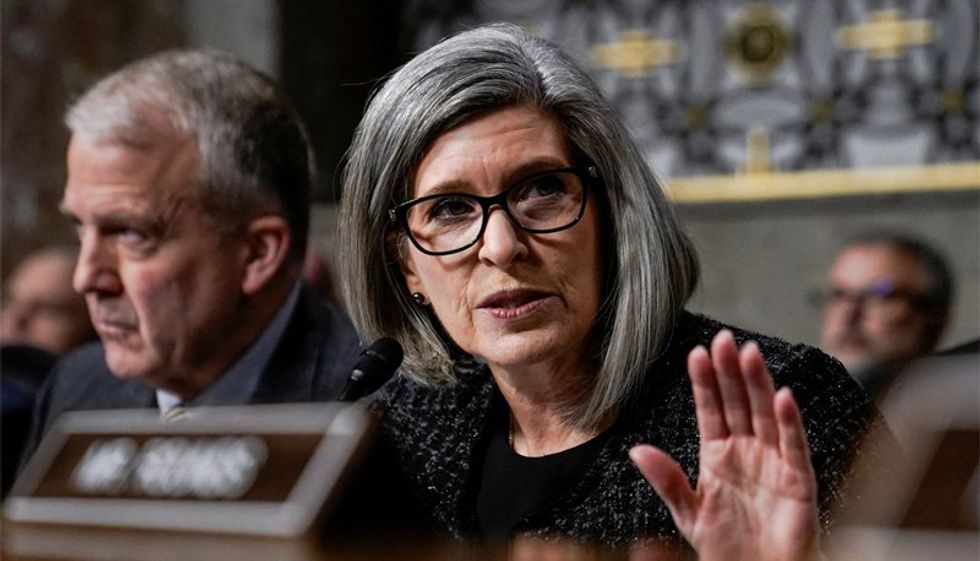 ‘Running for the hills!’ Joni Ernst’s challenger takes victory lap as she bows out