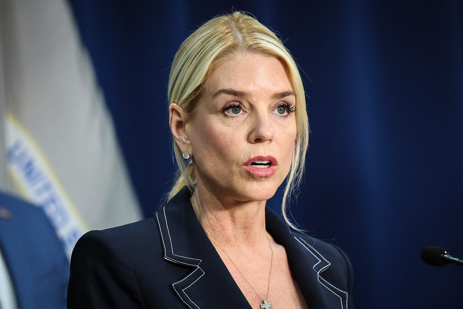 Pam Bondi fires DOJ staffer for alleged obscene gesture toward National Guard members