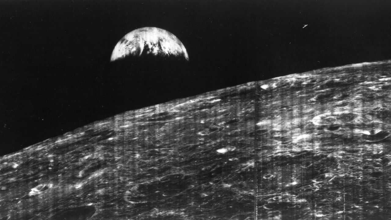 The world’s first view of Earth from the moon, taken 59 years ago — Space photo of the week