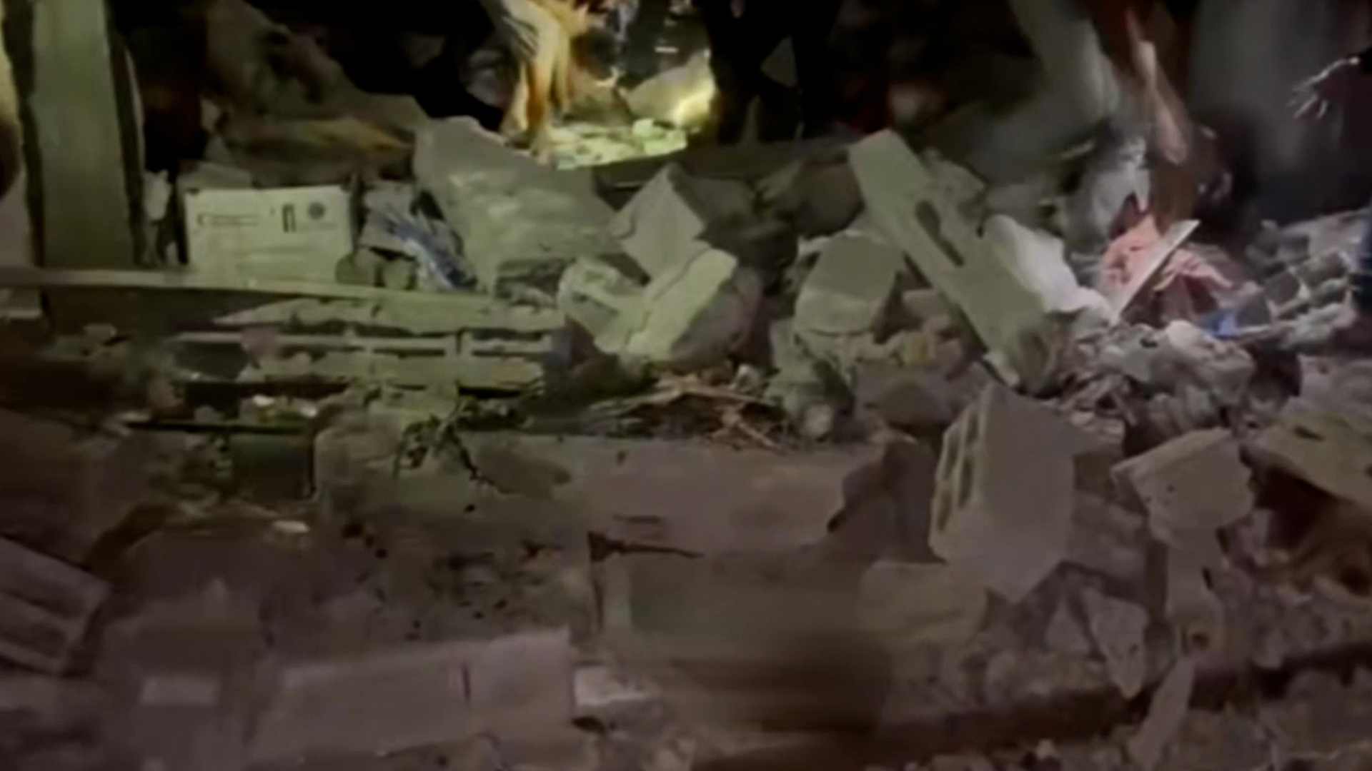 Families search for loved ones after overnight strikes in Gaza