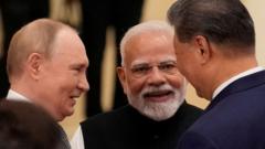 Watch: BBC analyses the warmth and hand-holding at Xi, Modi and Putin’s summit
