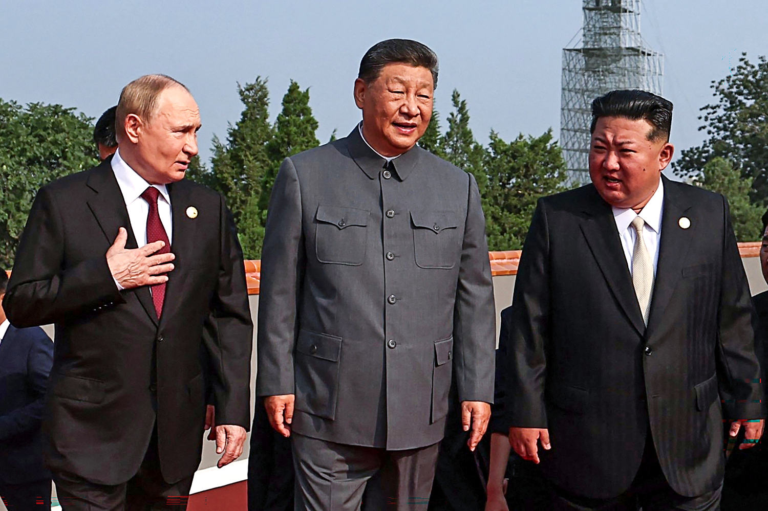 Trump accuses Xi of conspiring against the U.S. with Putin and Kim