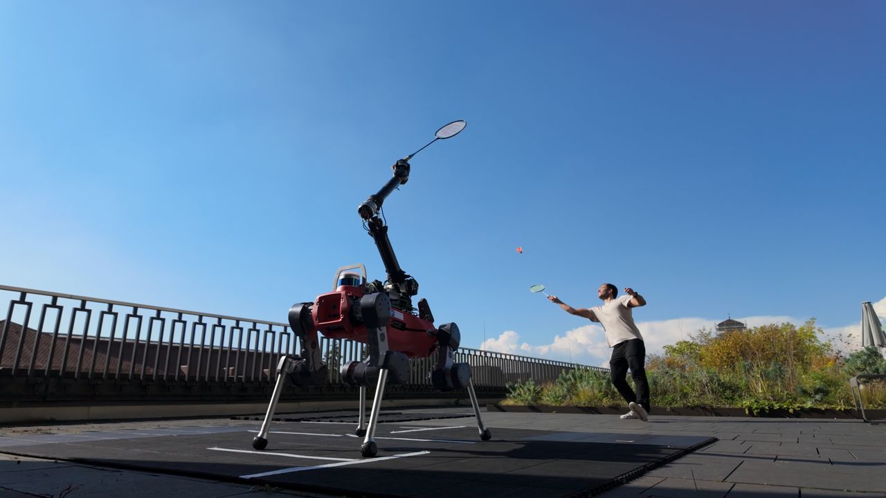 Scientists taught an AI-powered ‘robot dog’ how to play badminton against humans — and it’s actually really good