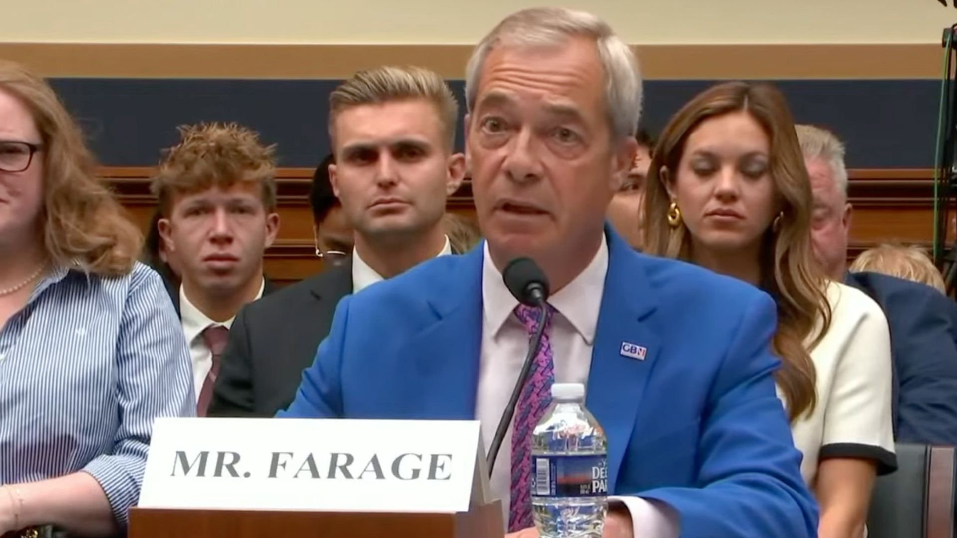 Nigel Farage tried to compare the UK to North Korea – but he met his match in Washington