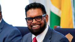 Guyana President Irfaan Ali claims victory in general election