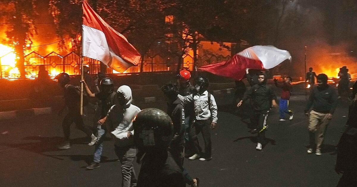 Indonesia’s protests over the economy turn to police brutality
