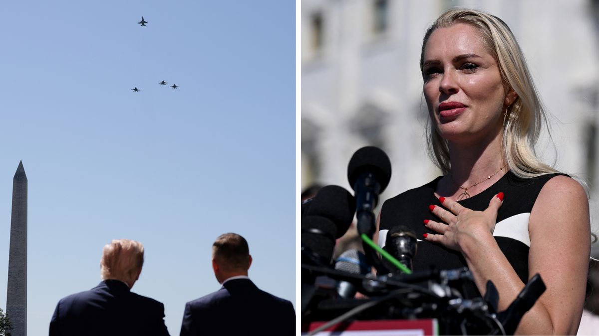 Trump didn’t order military flyover to ‘silence’ Epstein survivors