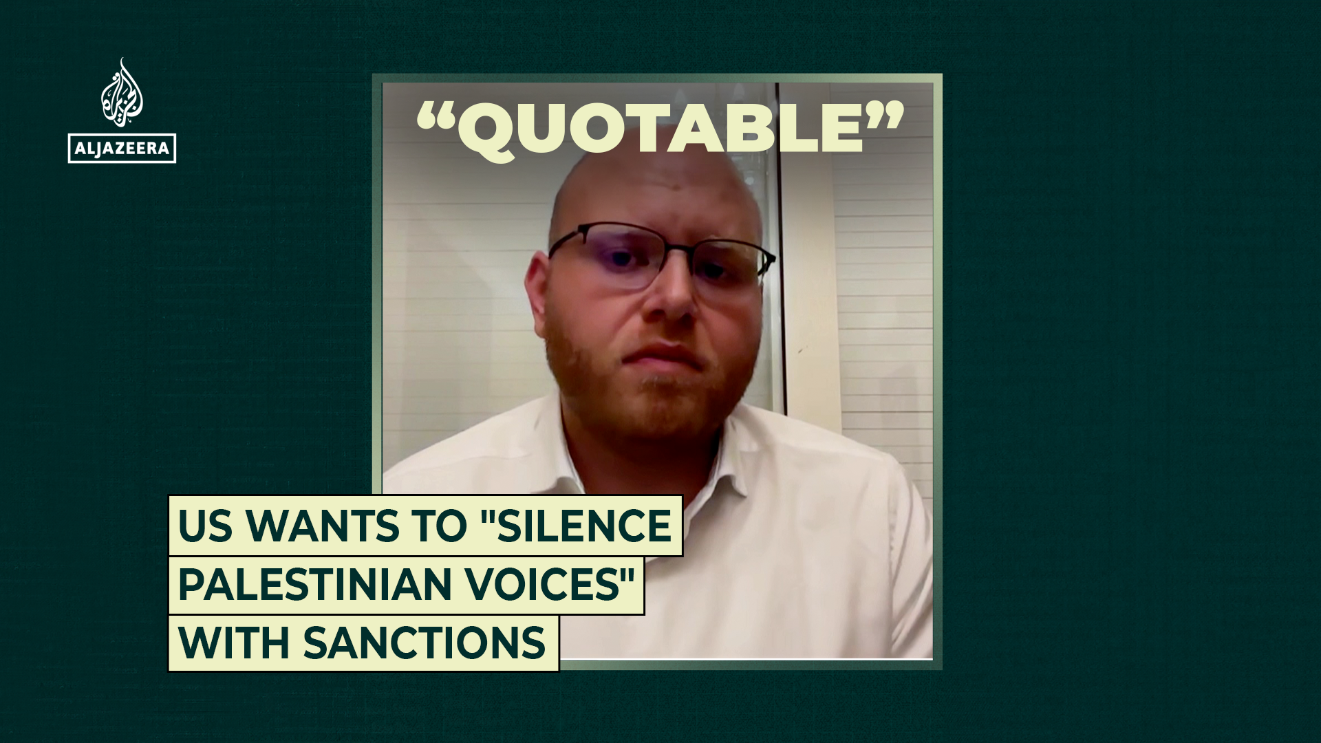 US wants to “silence Palestinian voices” with sanctions