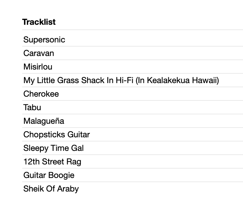 Supersonic Guitars in Hi-Fi