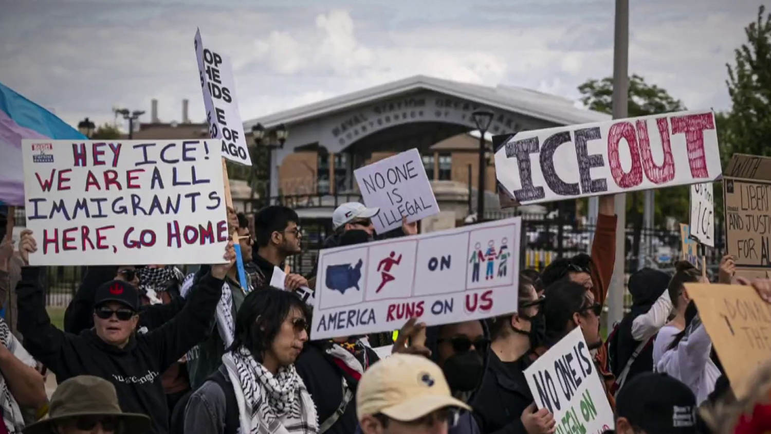 Protests over Tweety McTreason’s push into cities