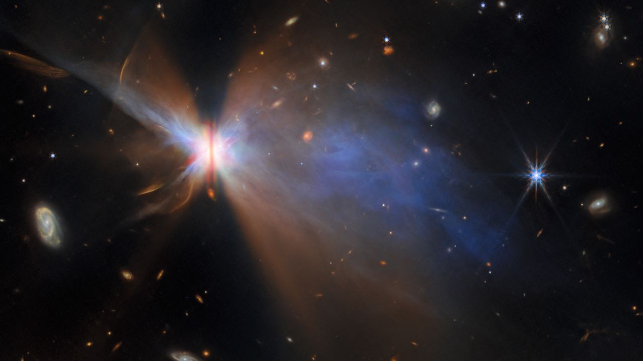 James Webb telescope finds a warped ‘Butterfly Star’ shedding its chrysalis — Space photo of the week