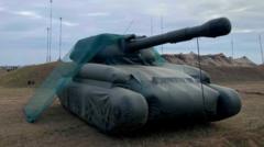 Inflatable tanks and flat-pack guns – inside Ukraine’s decoy war