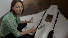 ‘Looks like a toy, but it’s real’: BBC examines a downed Russian drone