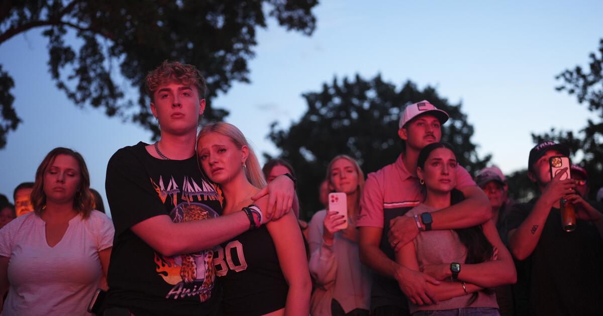 Trump says authorities have apprehended Charlie Kirk shooting suspect