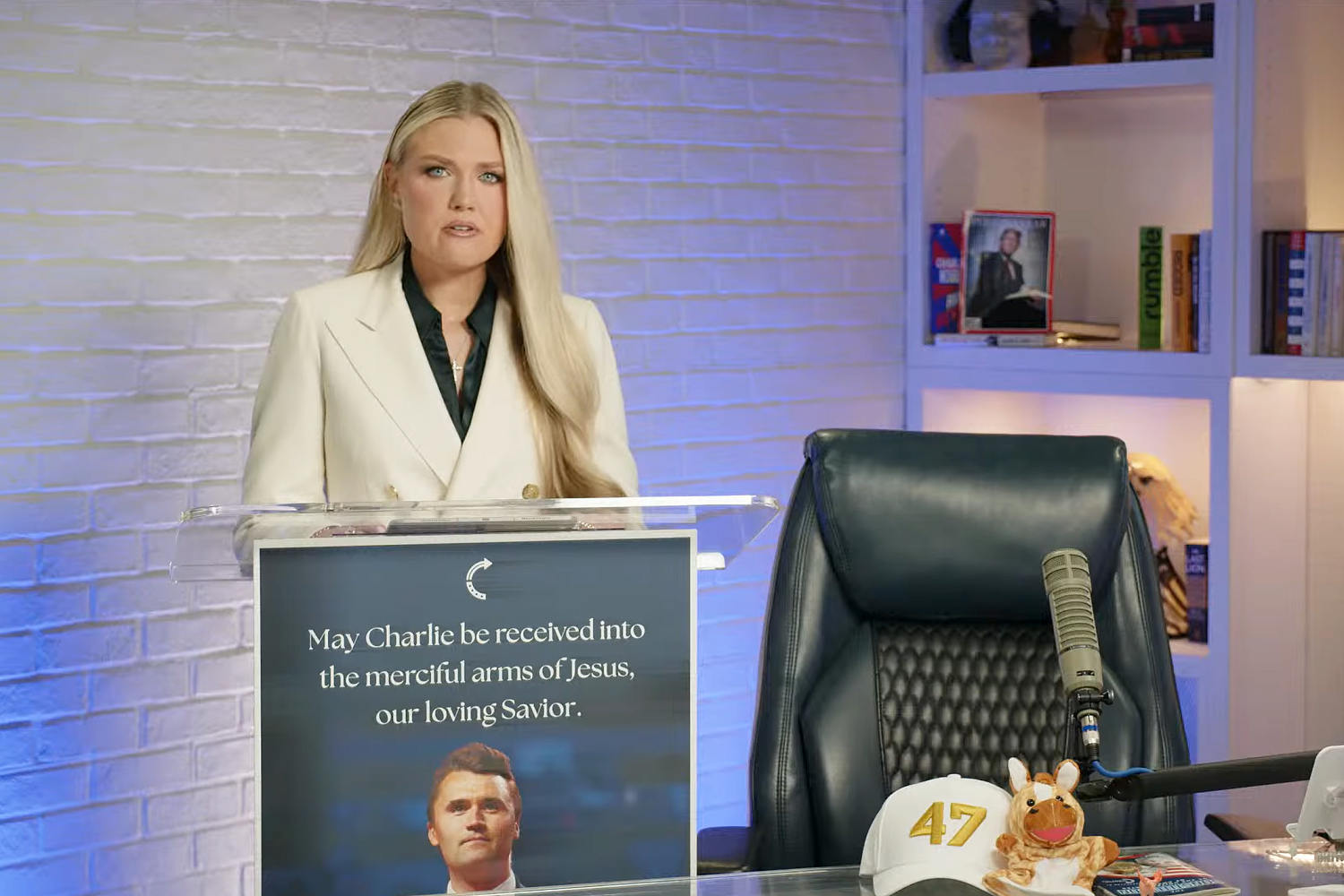 Charlie Kirk’s widow vows husband’s mission will continue