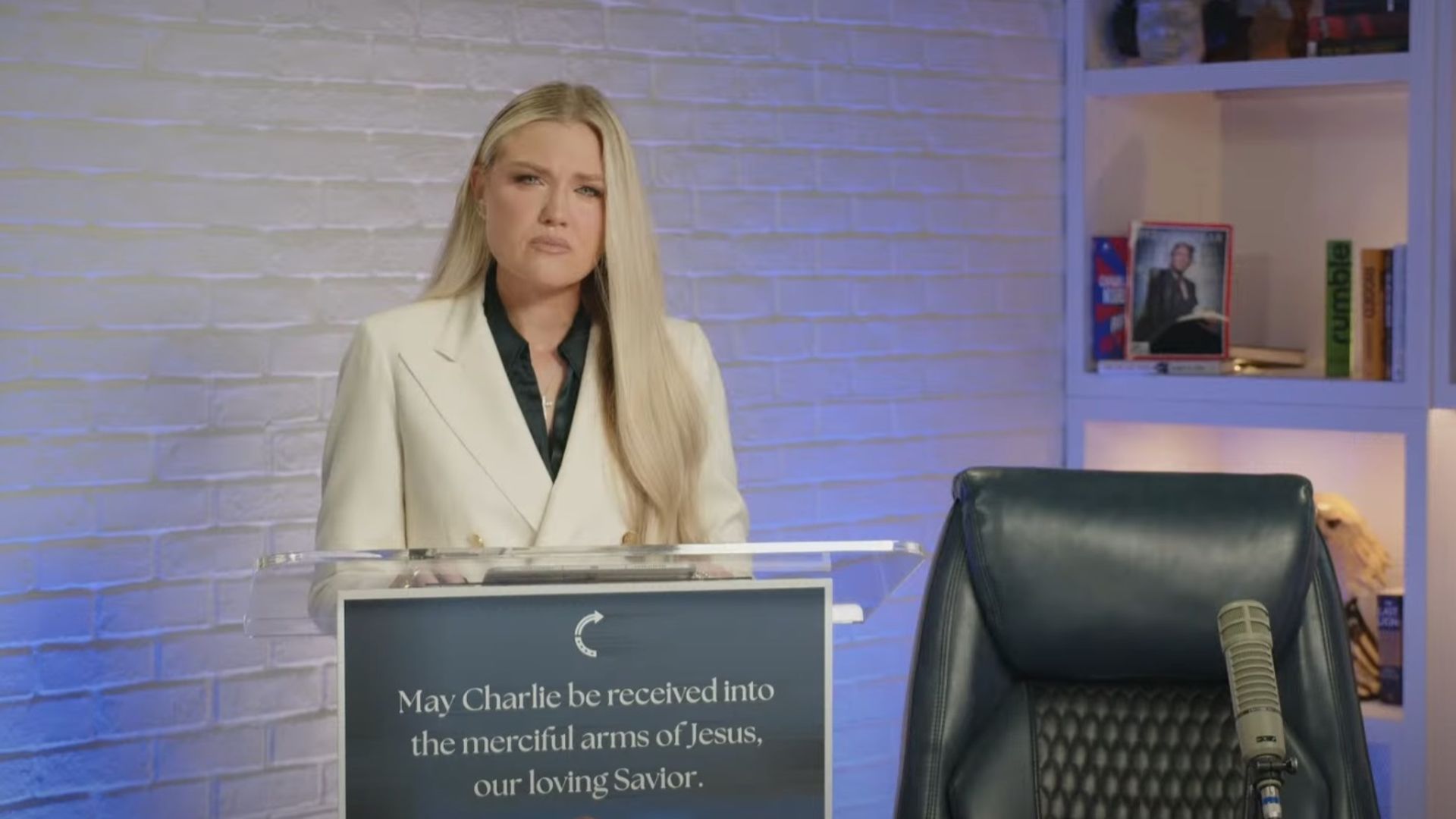 Charlie Kirk’s widow pays tribute to ‘perfect’ husband and says her cries ‘will echo around the world’