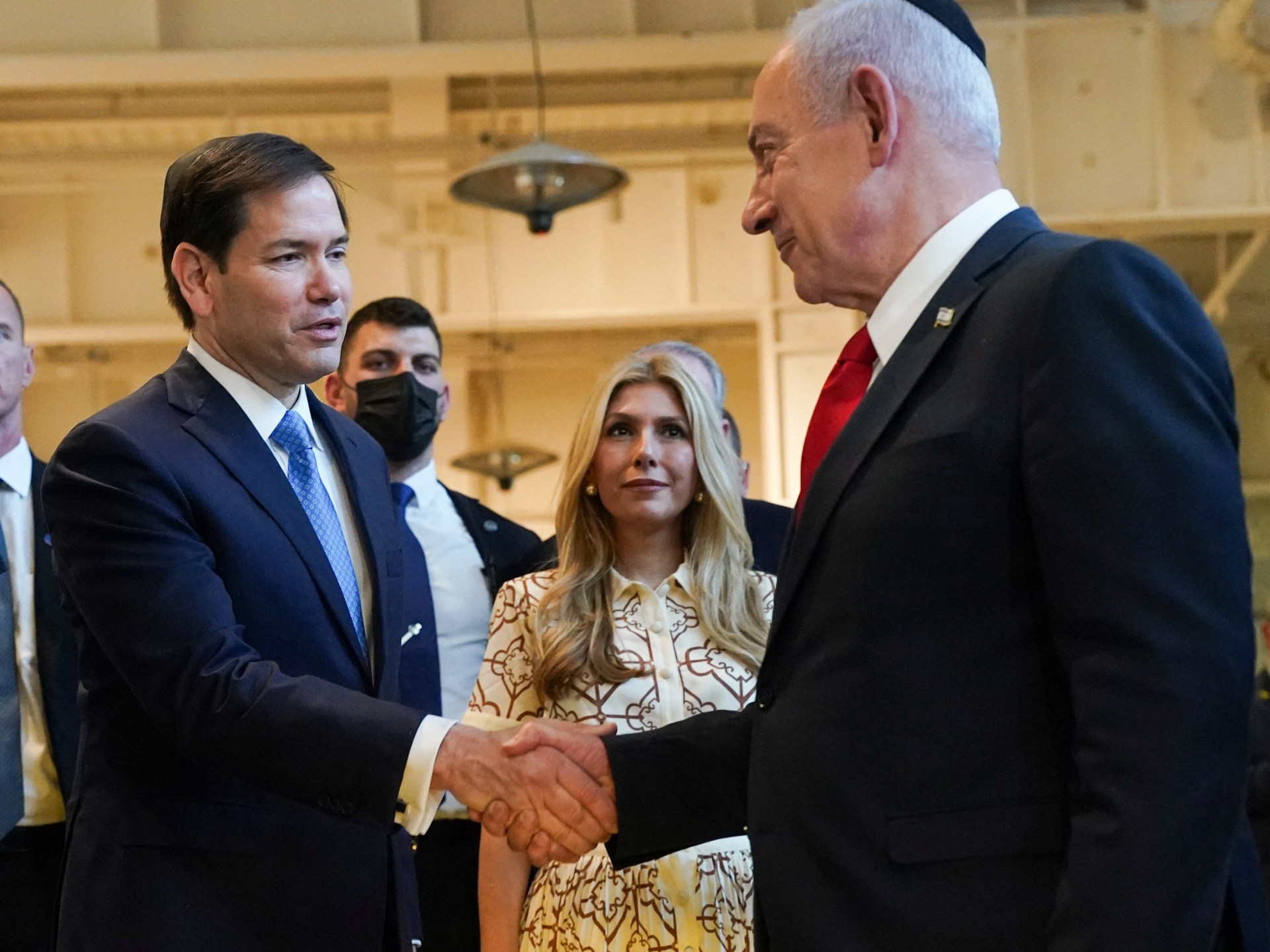 Netanyahu and Rubio stick to established Israeli-US  narrative on Gaza war