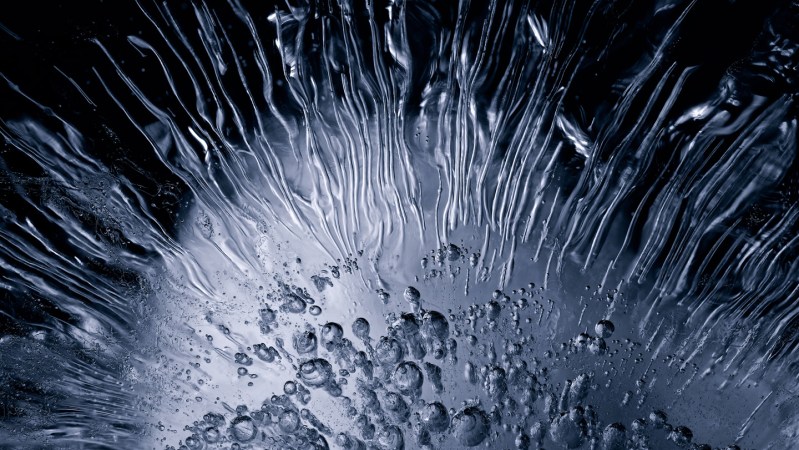 Salt can turn frozen water into a weak power source