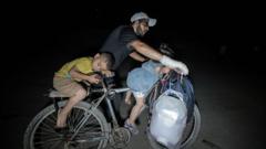 ‘The bombing has been insane’: Gaza City Palestinians scramble to flee Israeli assault