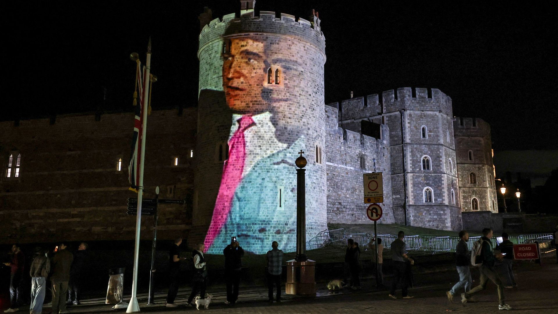 Arrests after Trump-Epstein images projected on to Windsor Castle