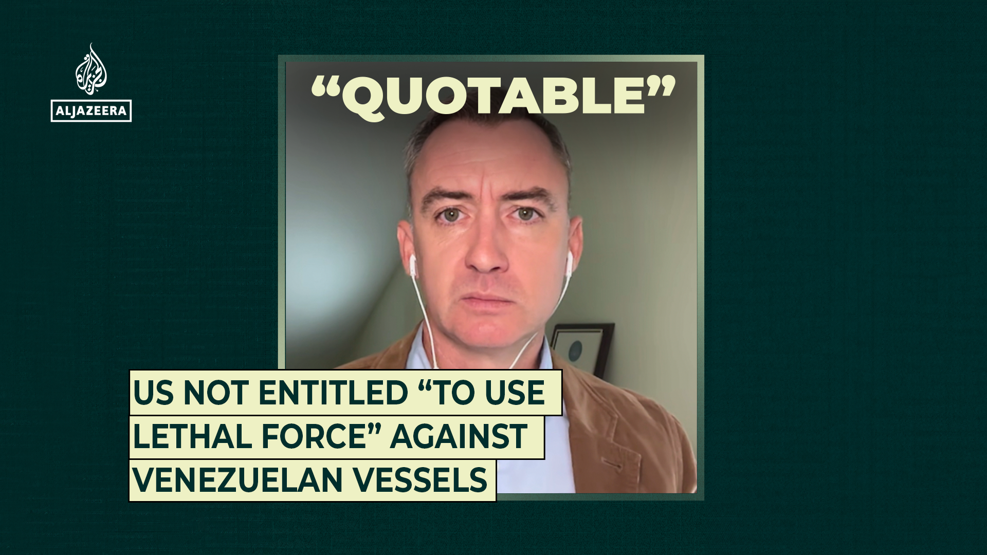 US not entitled “to use lethal force” against Venezuelan vessels