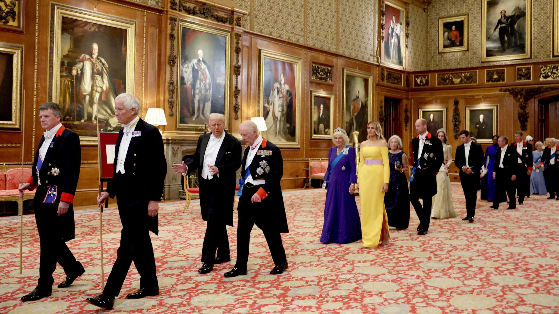 Who’s who at Trump’s second state banquet – and what’s on the menu?