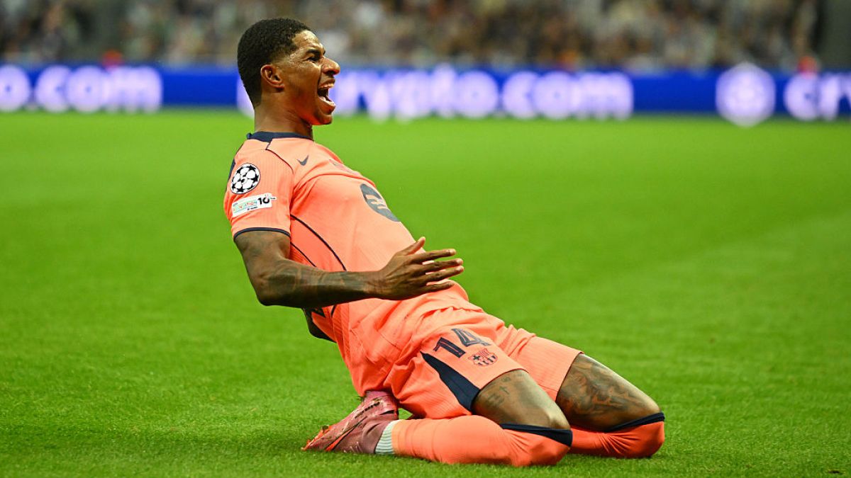 Rashford, Barcelona down Newcastle to win their Champions League opener