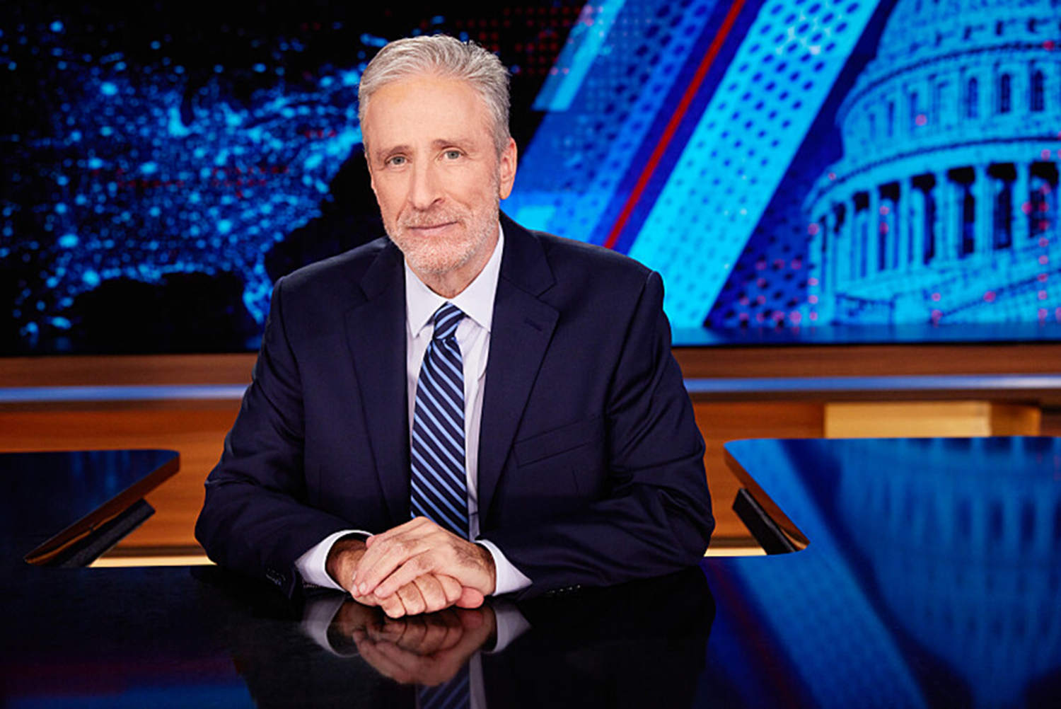 Comedy hosts including Jon Stewart, Stephen Colbert criticize Kimmel’s suspension