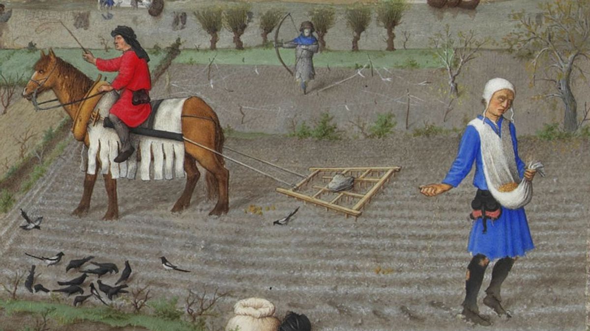 Investigating claim medieval peasants only worked 150 days a year
