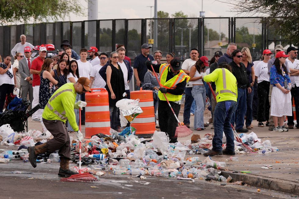 ‘Goes beyond disrespect’: Trash left outside Charlie Kirk memorial has analysts aghast