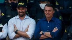 Brazil ex-president Jair Bolsonaro’s son charged with coercion