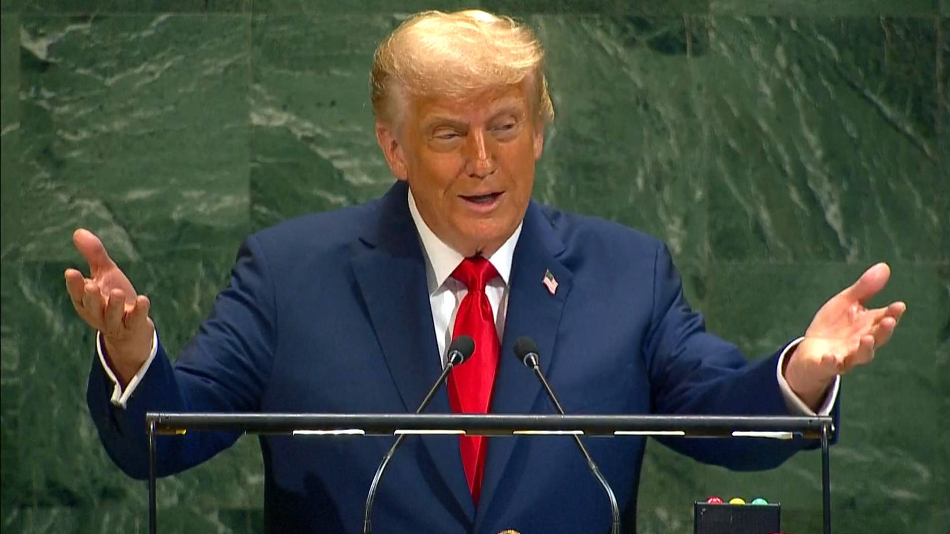 Trump makes full-throttle assault on UN – with two central targets