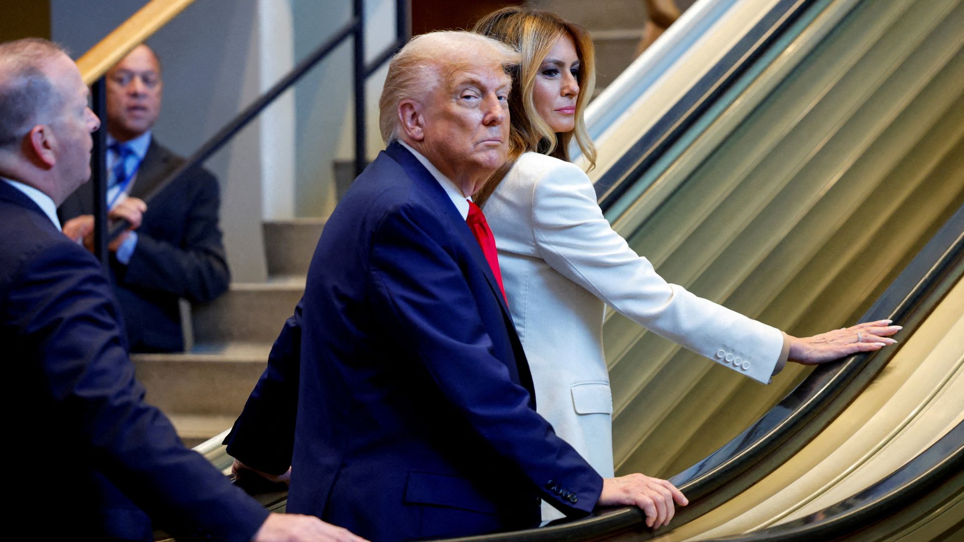 ‘Bad’ escalator and teleprompter that angered Trump were caused by his own team, UN says