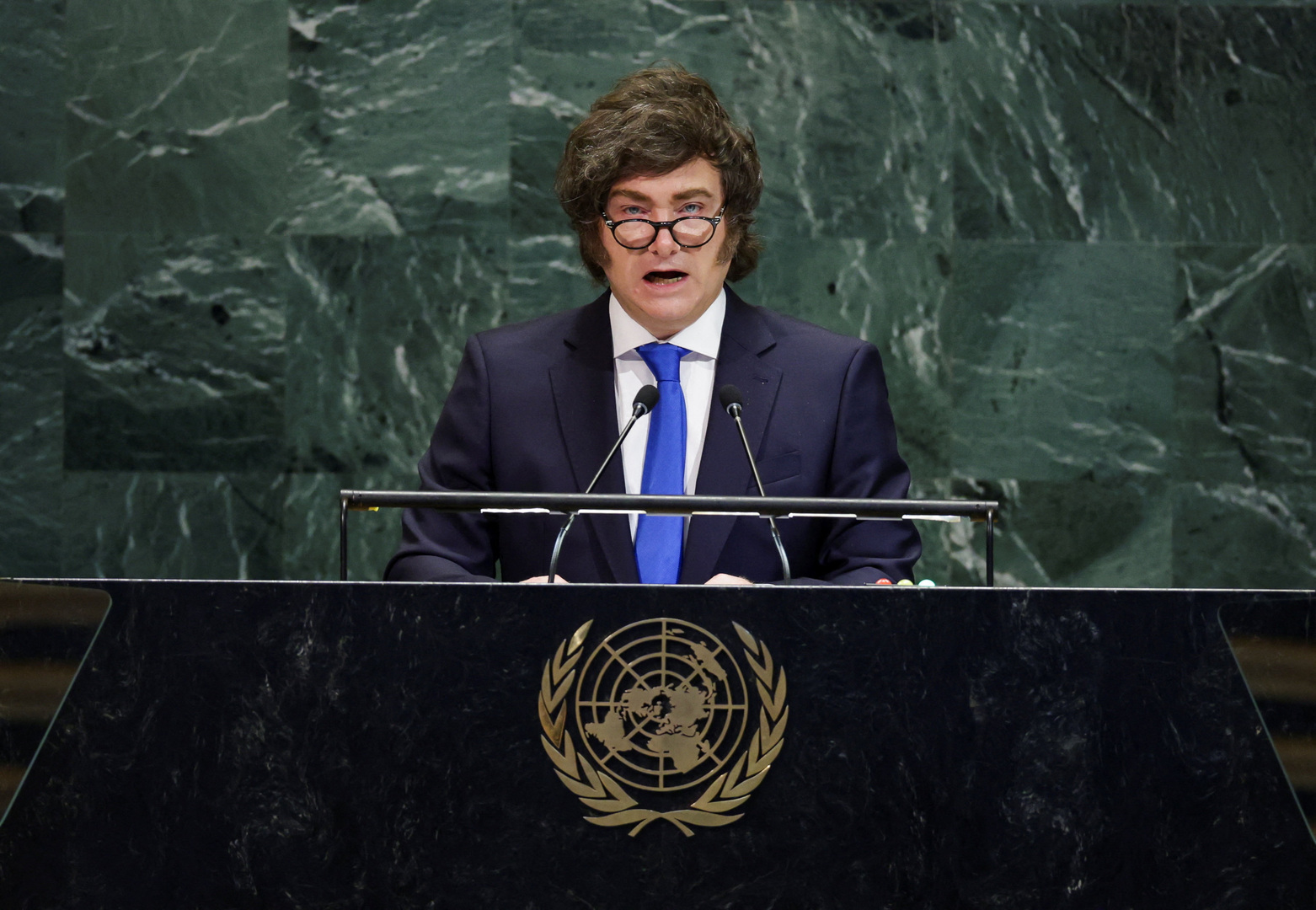 Argentinian President Javier Milei hails Trump, slams left at UNGA