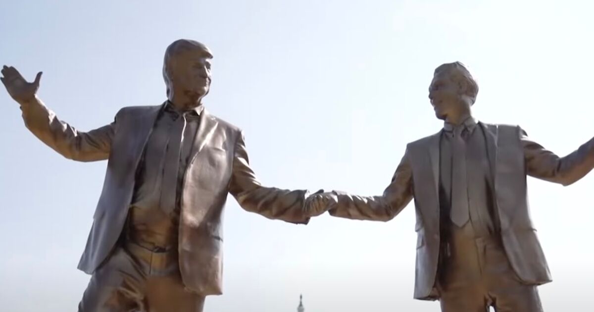 Trump reportedly rages over D.C. statues showing him as Jeffrey Epstein’s “best friend”