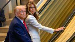 Trump demands inquiry over UN ‘triple sabotage’ after escalator and teleprompter mishaps