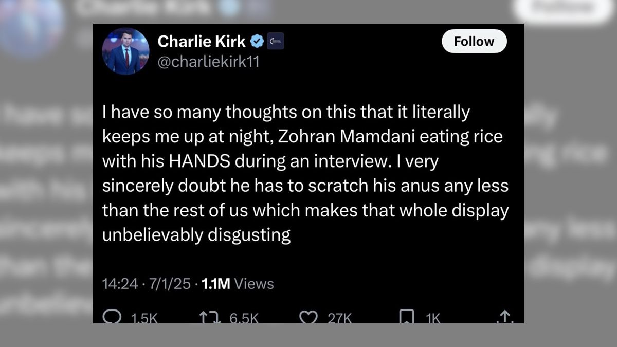 Charlie Kirk didn’t once post about scratching his behind