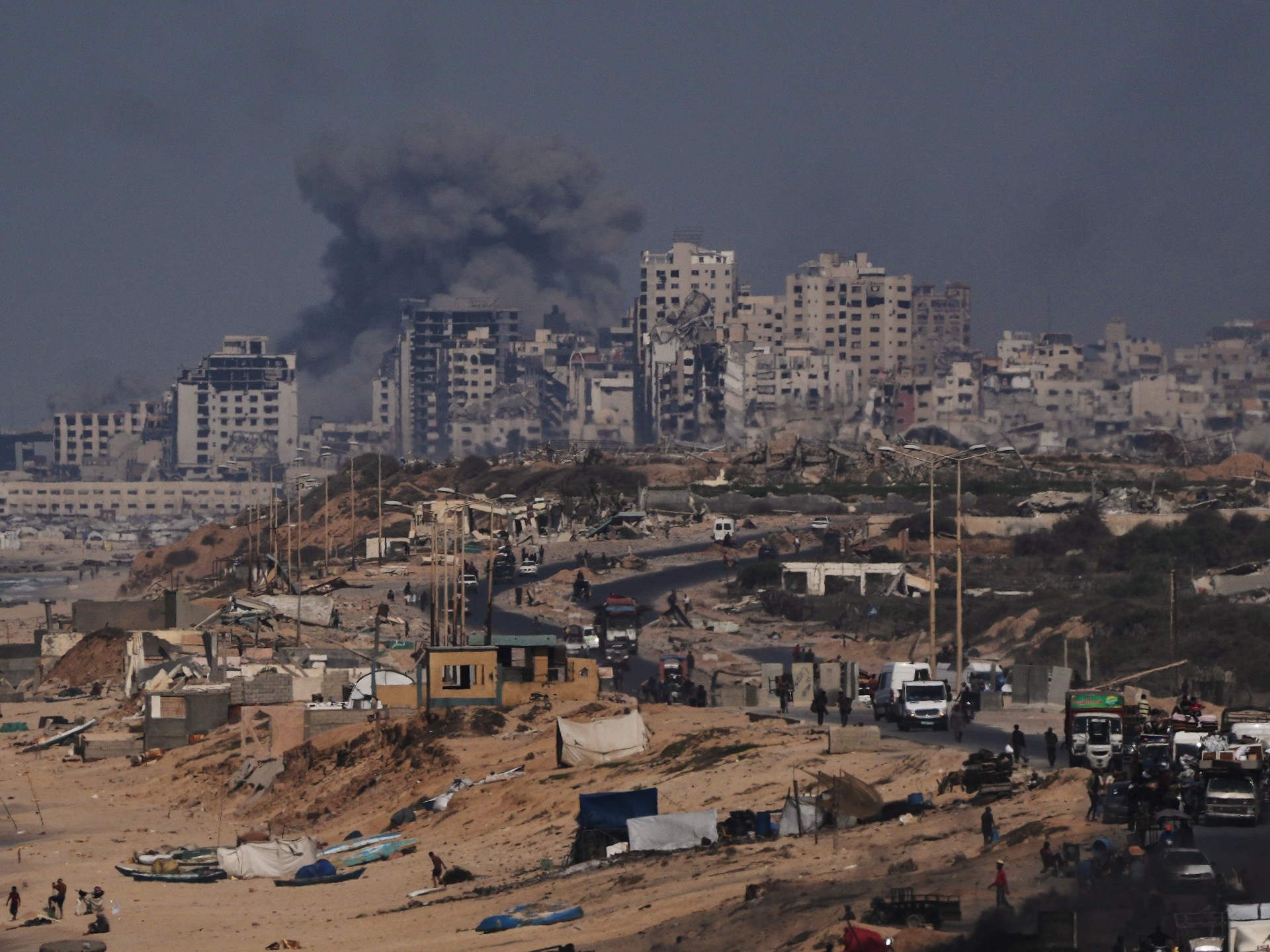 At least 60 Palestinians killed in Gaza as Netanyahu vows to ‘finish job’