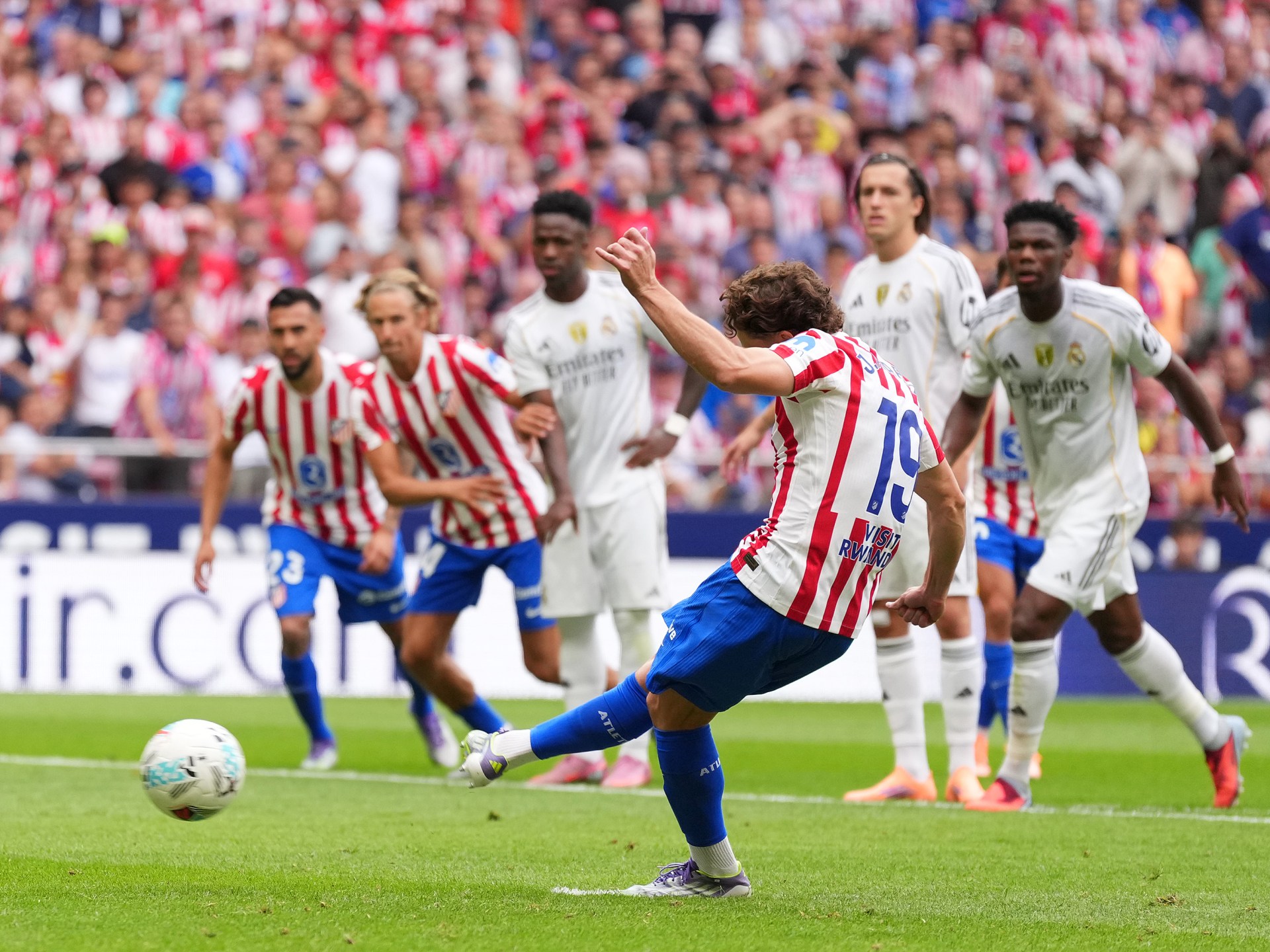 Atletico thrash Real Madrid 5-2 in thrilling derby as Alvarez grabs brace